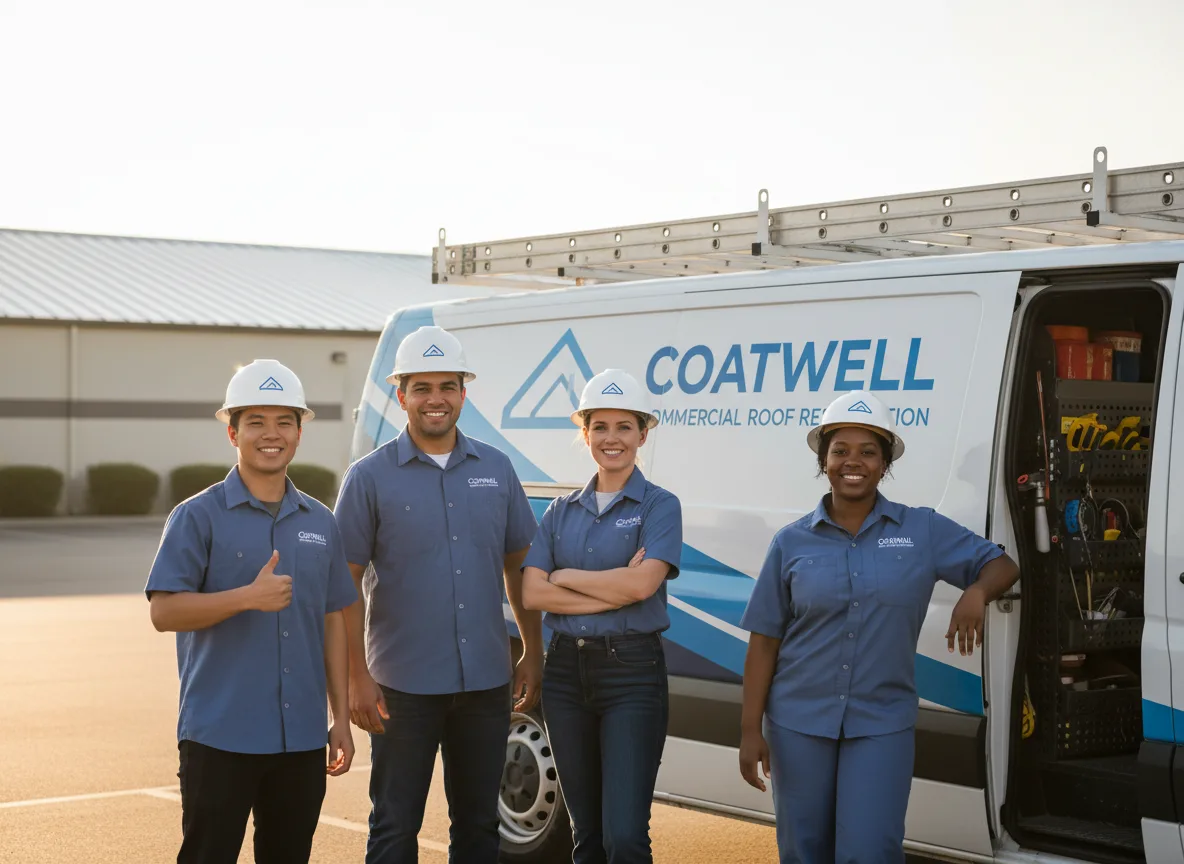 Commercial roof coating company in Severance, NY